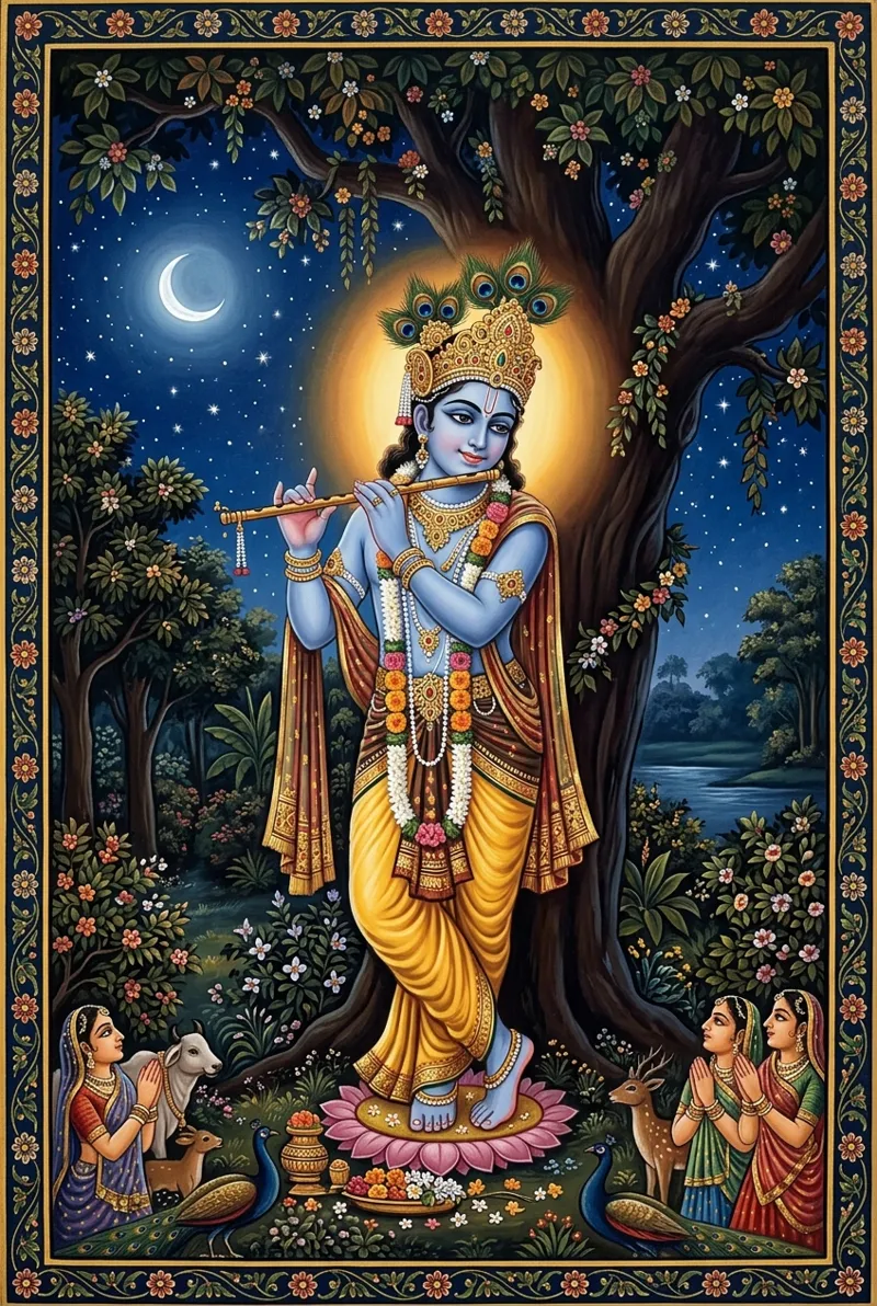 Lord Krishna devotional artwork